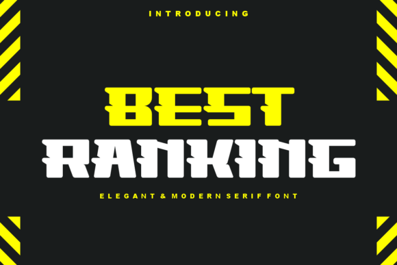 Best Ranking: A Display Font for Editorial Confidence