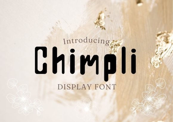 Chimpli: The Playful Display Typeface for Memorable Branding