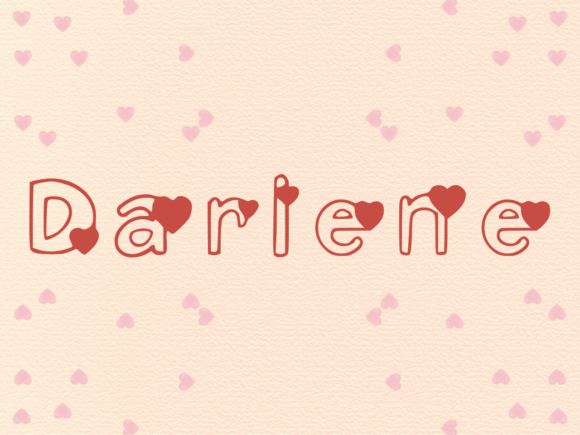 Darlene: A Romantic Display Font for Bold Marketing Visuals