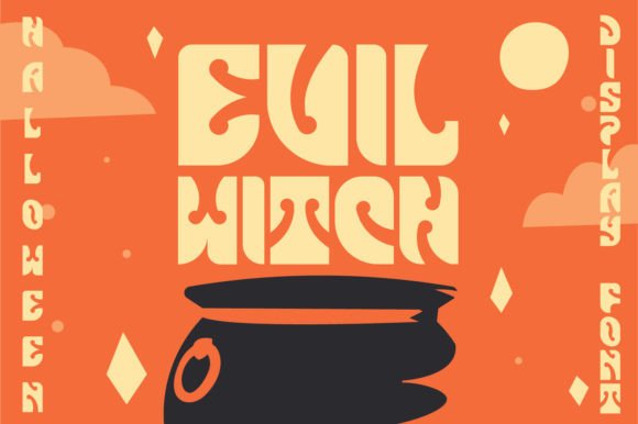 Evil Witch: A Retro Halloween Display Font for Crafters