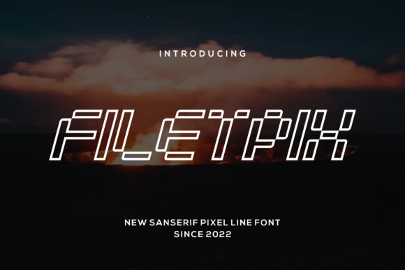 Filetpix: A Display Font That Makes Small Brands Shine