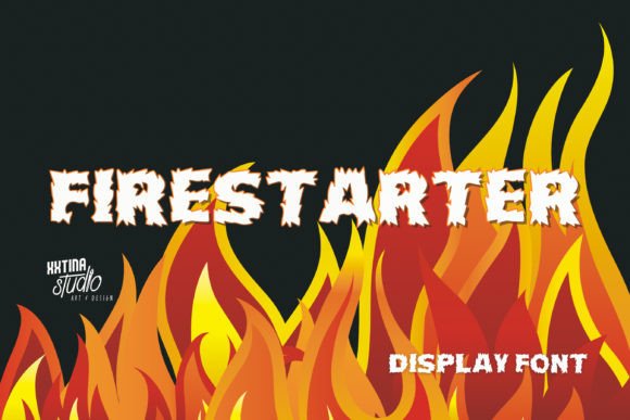 Firestarter: A Fierce Display Typeface for Visual Campaigns