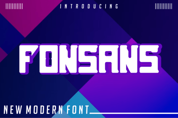 Fonsans Typeface: A Modern Display Font for Editorial Design