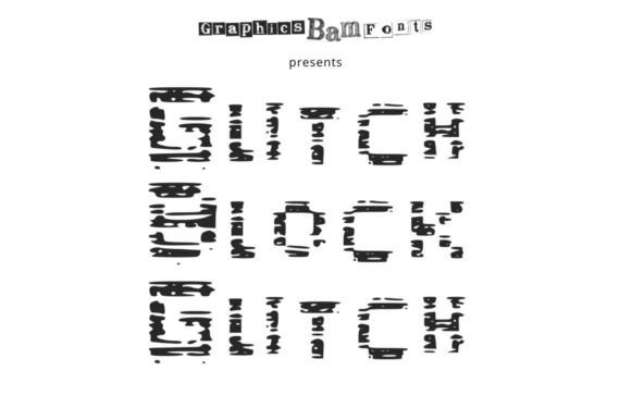 Glitch Block Glitch: A Glitch Art Display Font That Delivers
