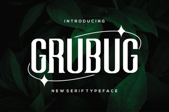Grubug: A Cool Display Font for Modern Web Design