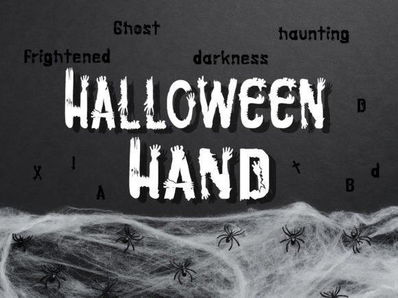 Halloween Hands: A Display Font for Spooky Campaigns