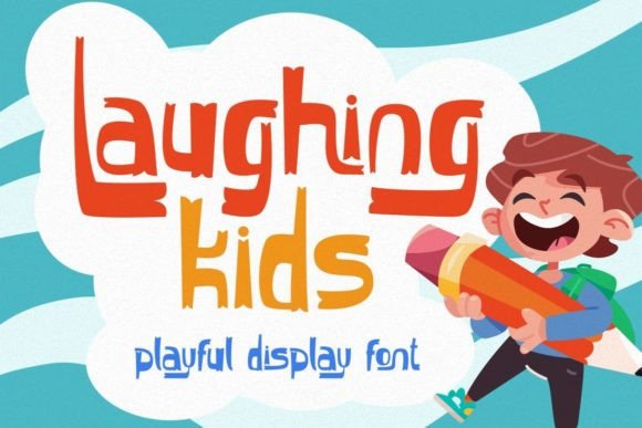 Laughing Kids: A Cheerful Display Typeface for Editorial Projects