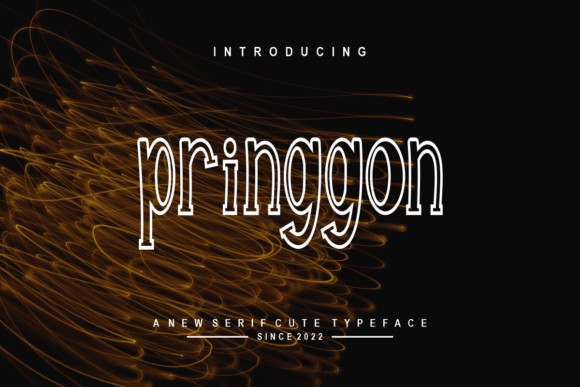 Pringgon: The Display Font That Makes Your Business Shine