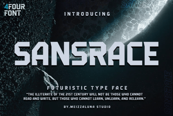 Sansrace: A Display Font That Feels Like the Future