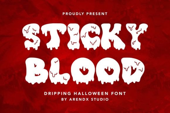 Sticky Blood Font Makes Campaign Headlines Impossible to Scroll Past
