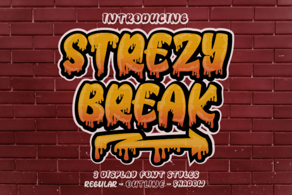 Strezy Break: An Urban Display Font for Editorial Design